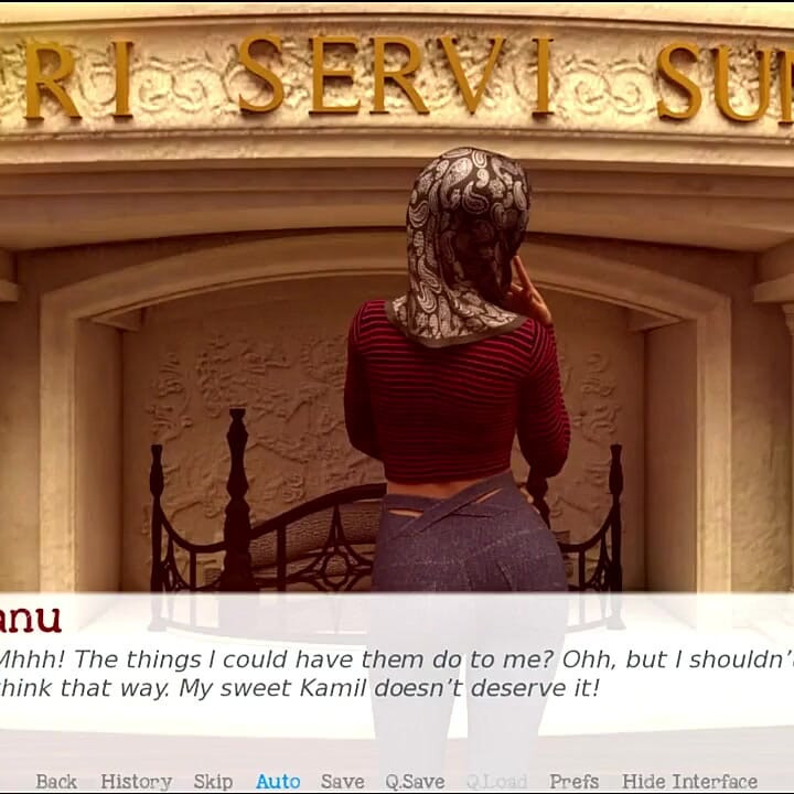 Life in the middle east #10 - Banu played with her self in bed