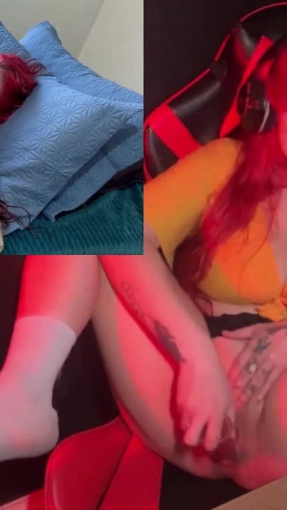 Powerful moment from "Cumming in the gamer chair watching my anal video with Neitan"