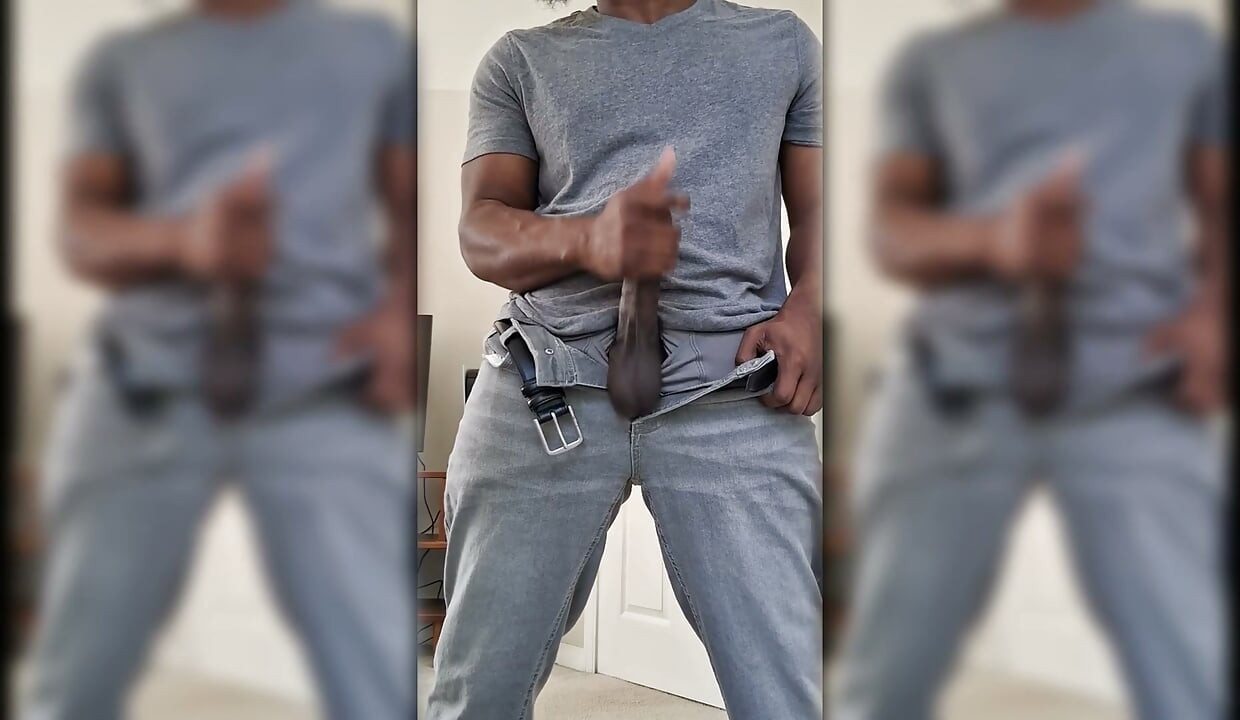 Busting a Hot Thick Load Before I leave For Work!