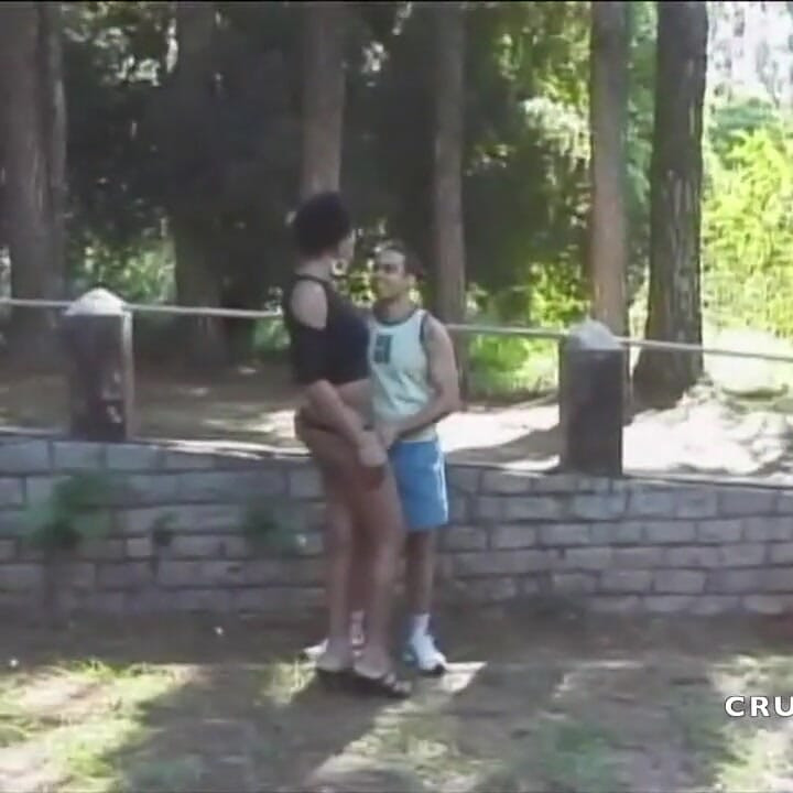 Young Latino straight fucked by ebony cougar