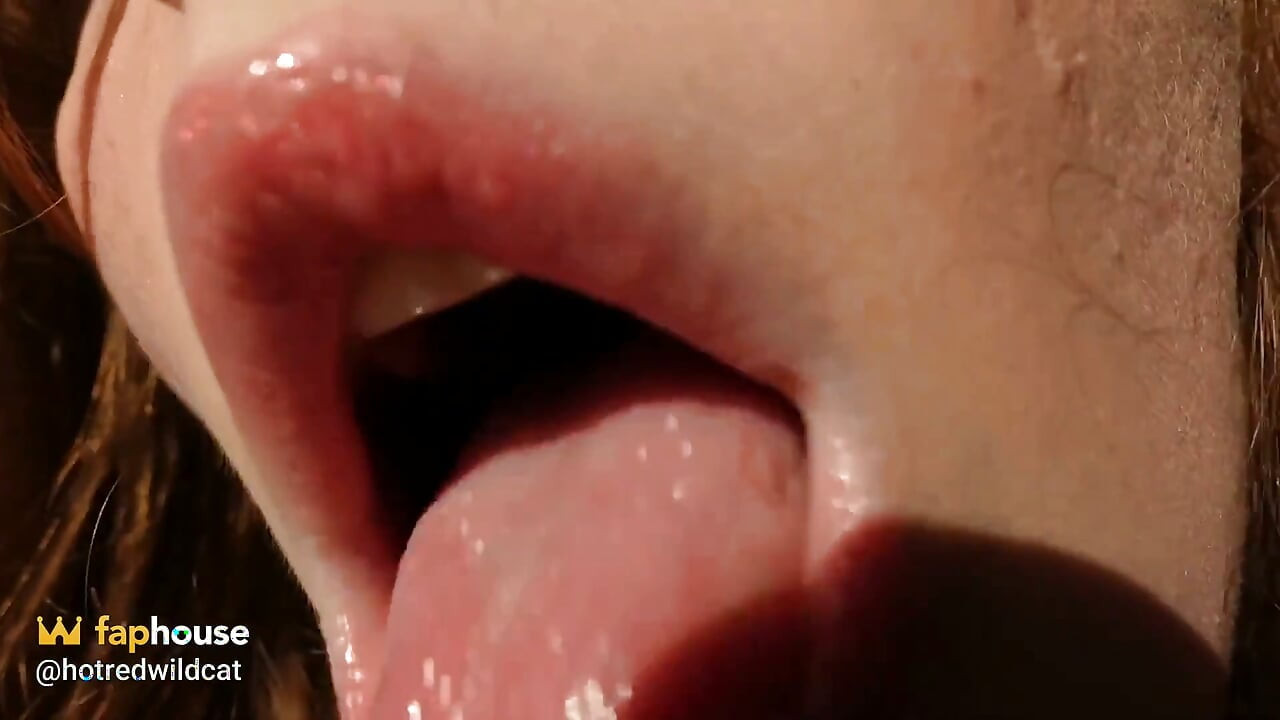 My Lips and Tongue Closeup