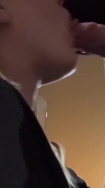 Captivating moment from "I Drain 2 Loads of Cum Outside Our Hotel Room!"
