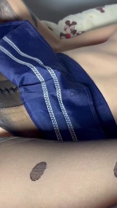 Stepsister: Please rip my pantyhose and then my ass | Clip 1