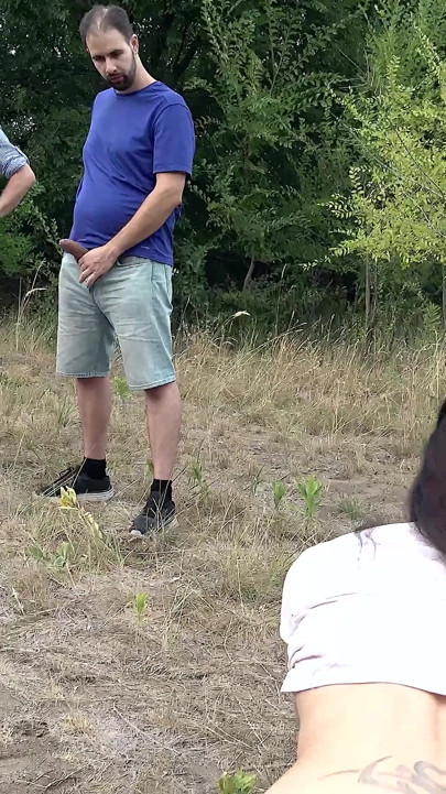 Outdoor Anal Gang-bang