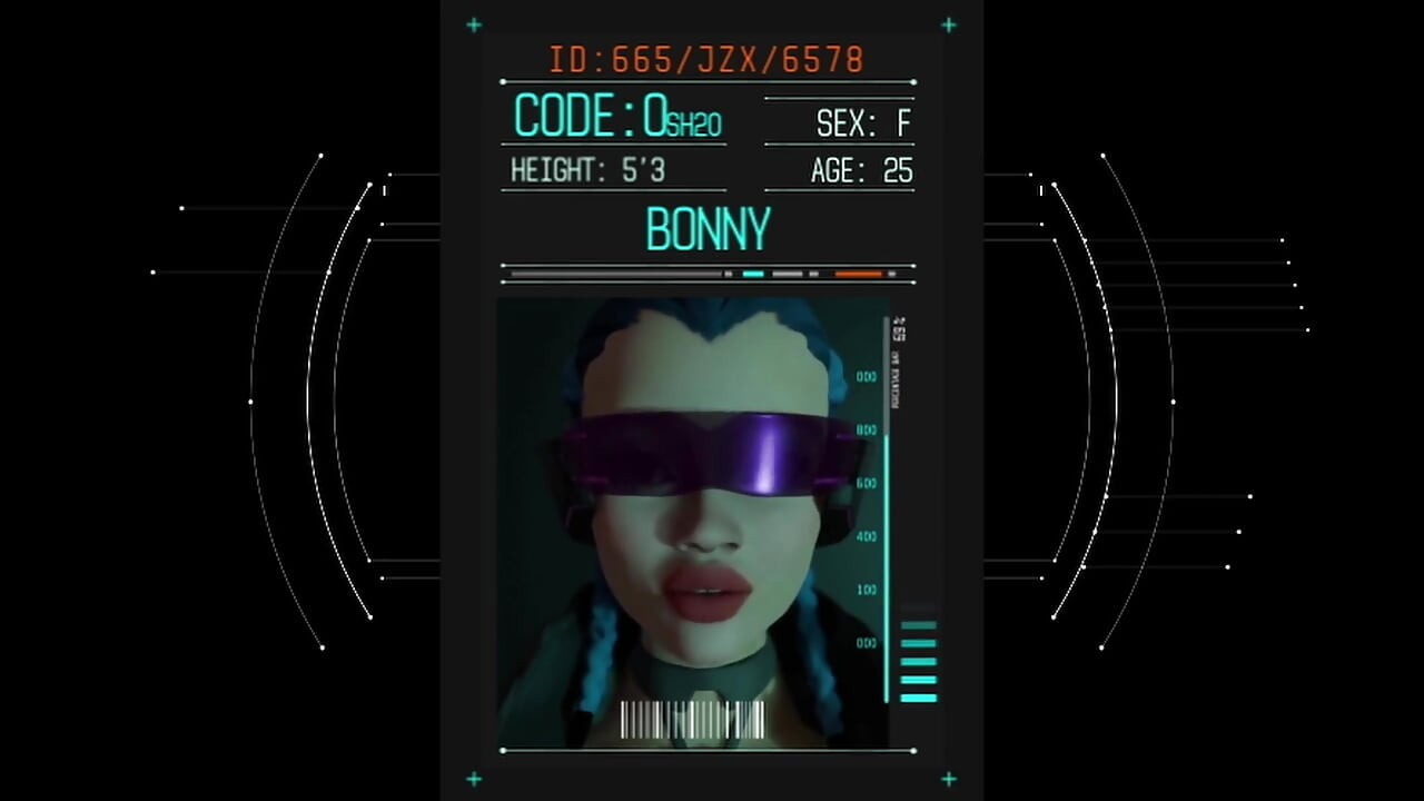 Busty Shemale Bonny Fucks Sexy Girl Raw in Dark Cyberpunk Corner - Hardcore Anal & Deep Throat