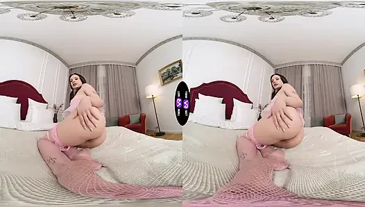 Mandy Moon seksi külotlu çoraplı solo gösteride sıkı amını azdırıyor - teenmegaworld