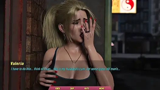 Ateşli evli kadın yaşlı adama yardım etmeye çalışıyor, bu yüzden büyük yarağıyla oynuyor