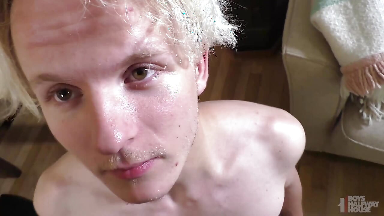 Butt-ravaged Teen Swallows 1st Load