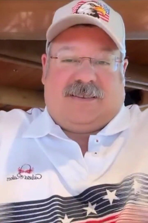 Big Belly Golfer Retired Handsome Older Man