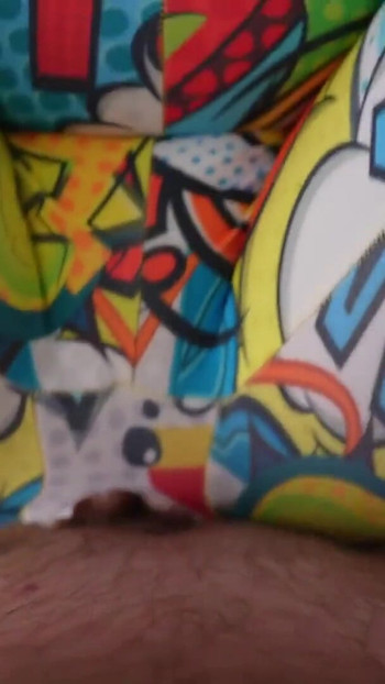 Spectacular moment from "Caught my stepsister masturbating and fucked her, tearing her leggings on her big ass"