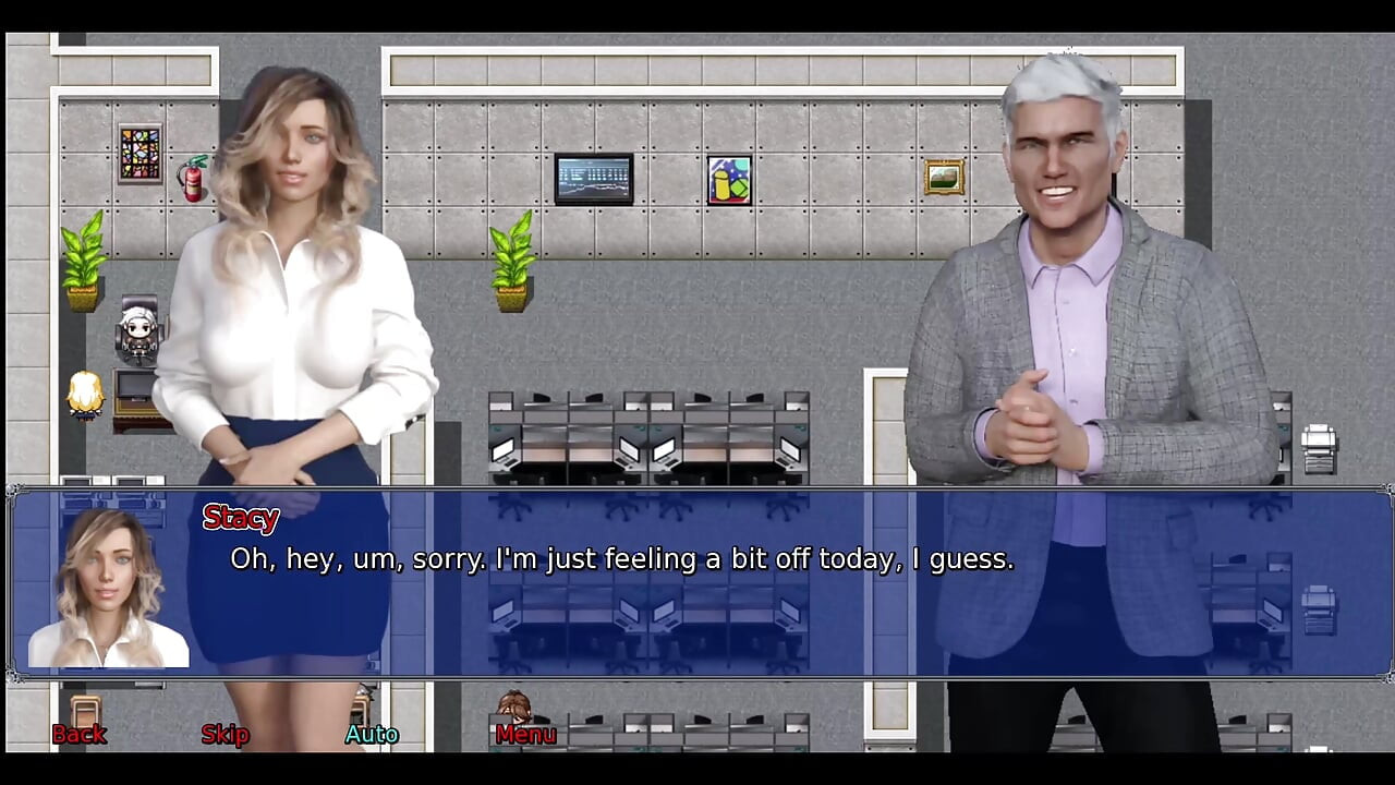 Die büro-ehefrau teil 3: Stacy spielte bei der arbeit mit sich selbst in der dusche