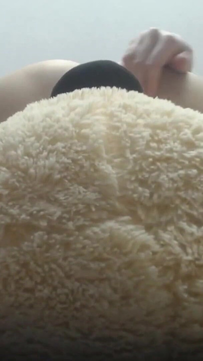 She loves to fuck her bear. Humping bear | Clip 2