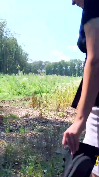 Empty my bladder outdoor - I strip and empty myself competently nude in a clearing in the forest