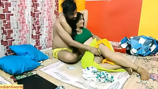 Indyjska gorąca macocha uprawia gorący seks z pasierbem! ojciec nie wie