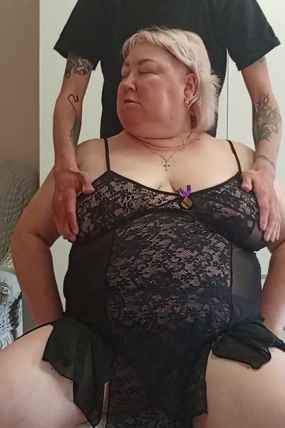 Got Big Tits Stepmom Fucked in Mouth and Filled Tits with Cum