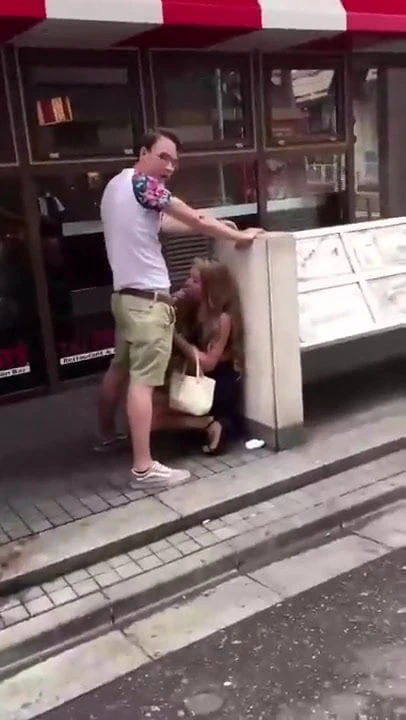 blowjob in the street