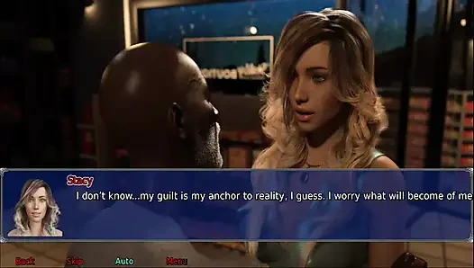 Die büro-ehefrau # 18 - Nate und Angelo ficken Stacy bei der arbeit.