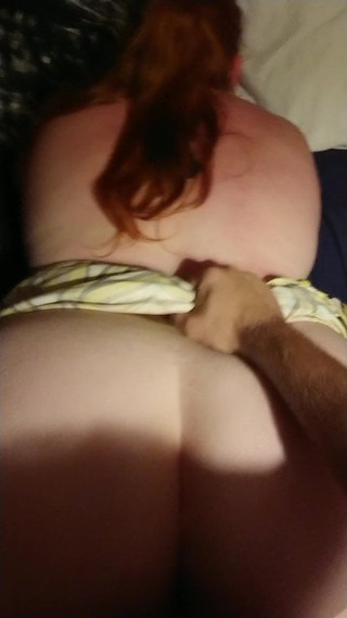 BBW wife fucked doggy while chatting