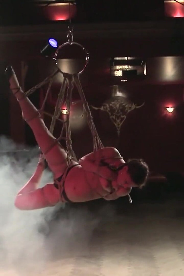Suspended MILF in Erotic Bondage: Intense BDSM Suspension and Thrill