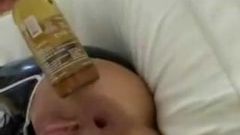 Beer Bottle Ass and Pussy Fuck by snahbrandy
