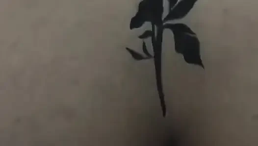 Sahte dövmeli Hintli evli kadın ateşli anne
