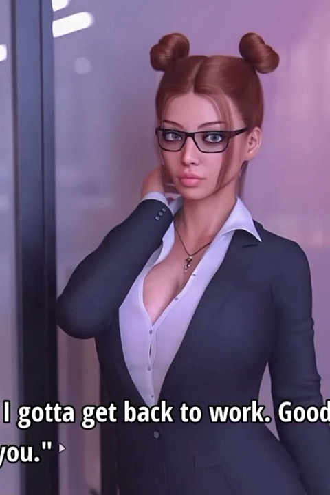 My Boss Secretary Fucks Me in the Office While the Boss Is Right There and He Catches Us