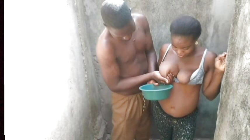 African woman with big tits