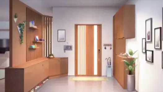 Hentai oyunu - shizuku'nun kaygan ayakla muamelesi ve sert seks sahnesi - hentai oyun animasyonu