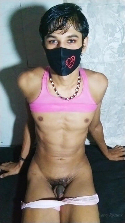 Cute Asian Femboy Tease - Homemade Solo Play