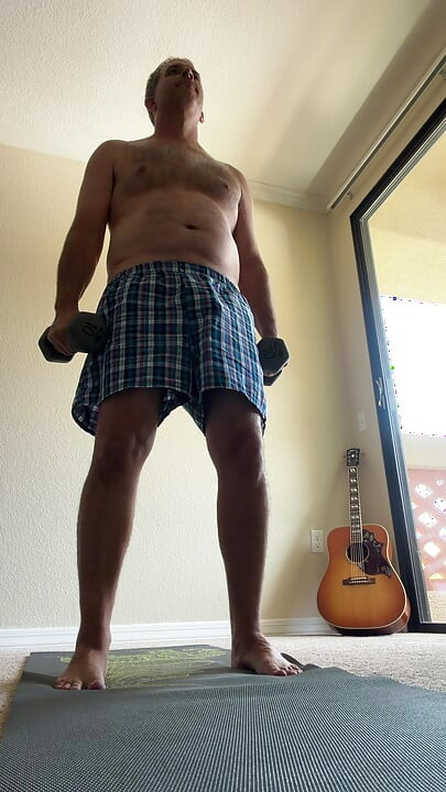 Yoga and Weightlifting with Duke Silver promoting Health and Wellness