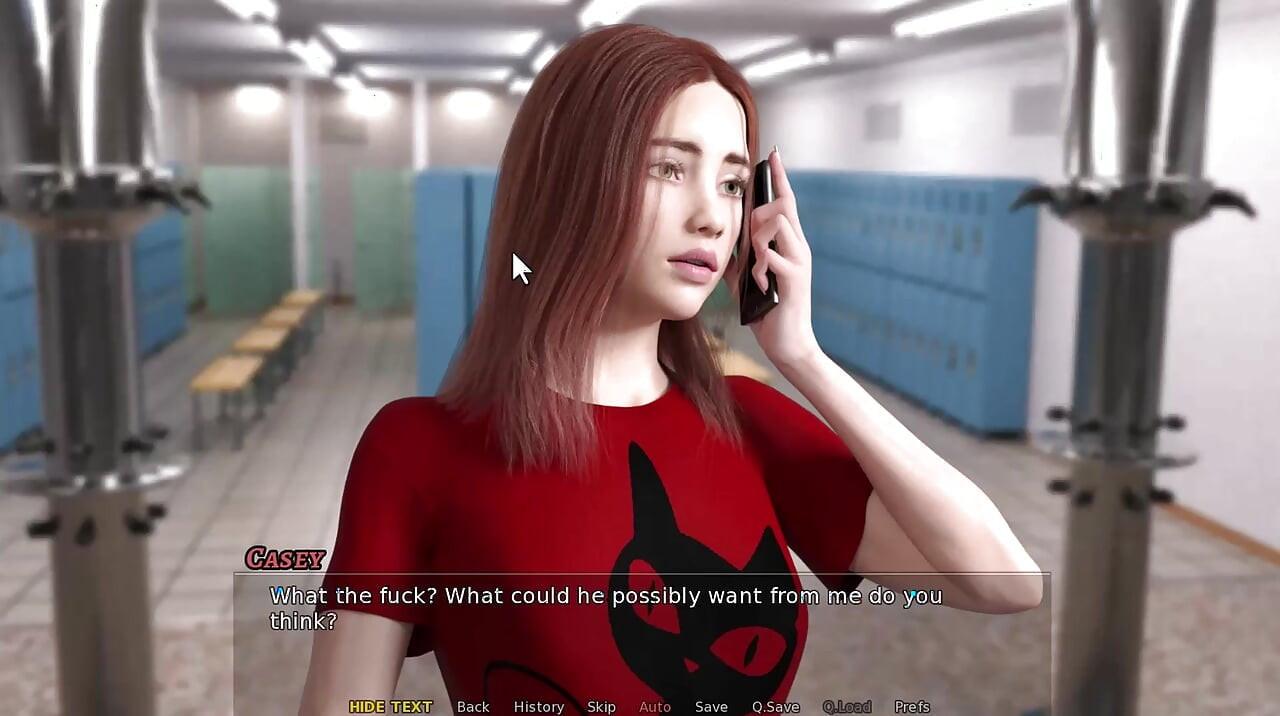 Casey's fall 1, taking photos of my pussy.