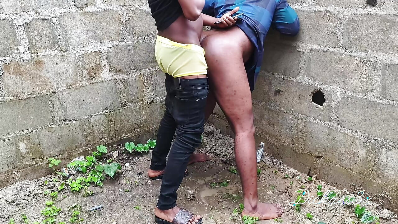 Twerking Ebony Bitch Got It Hard From the Back
