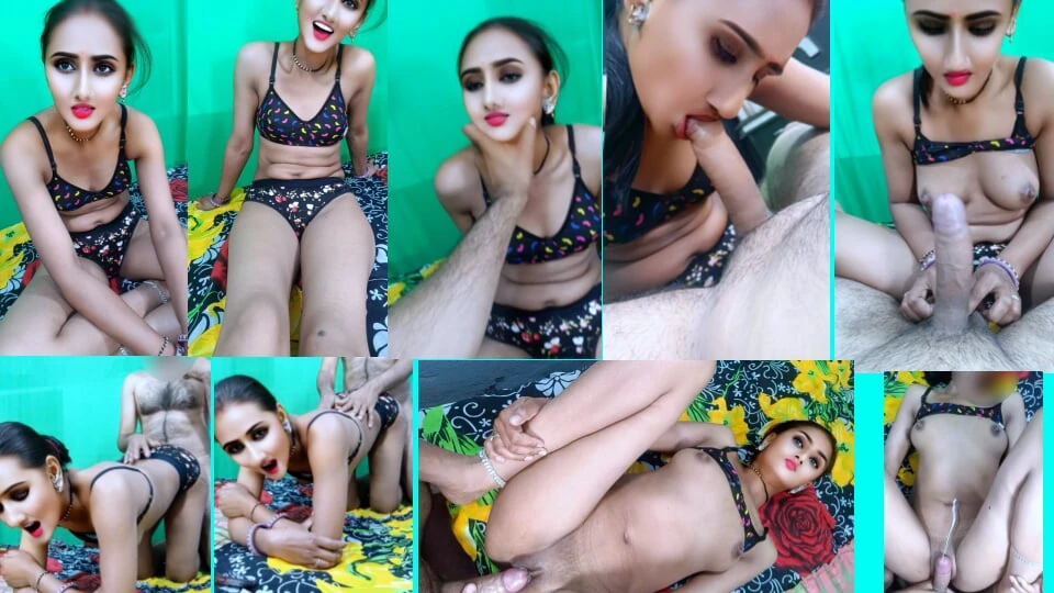 Unsatisfied CUTE &amp; HOT stepsister. Younger stepsister was angry, we shared single bed, full Hindi Audio