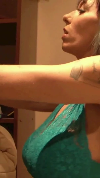 Emotional moment from "Horny black stud banging two sexy white babes after getting BJ"