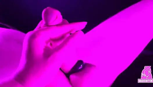 Edging handjob with huge load of cum