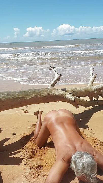 Ladysilva my hot ass tanned on the beach