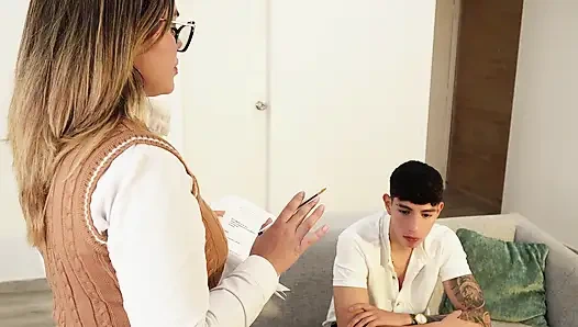 The Professor Helps Me Save My Semester in Exchange for Sex