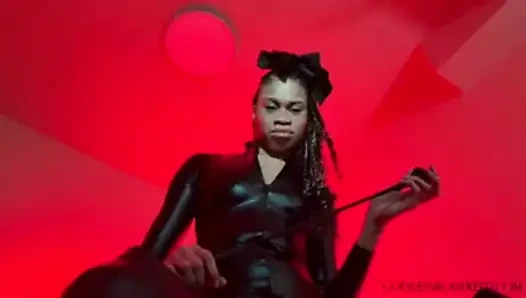 Beat Your Balls and Eat It - Ebony Femdom Goddess Rosie Reed CBT and Cum Eating Instruction Domination POV - Standard Definition