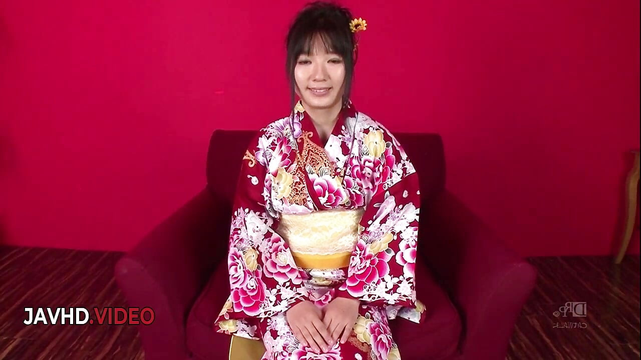Chiharu's Sensual Kimono Blowjob Leads to Steamy Asian Threesome Experience