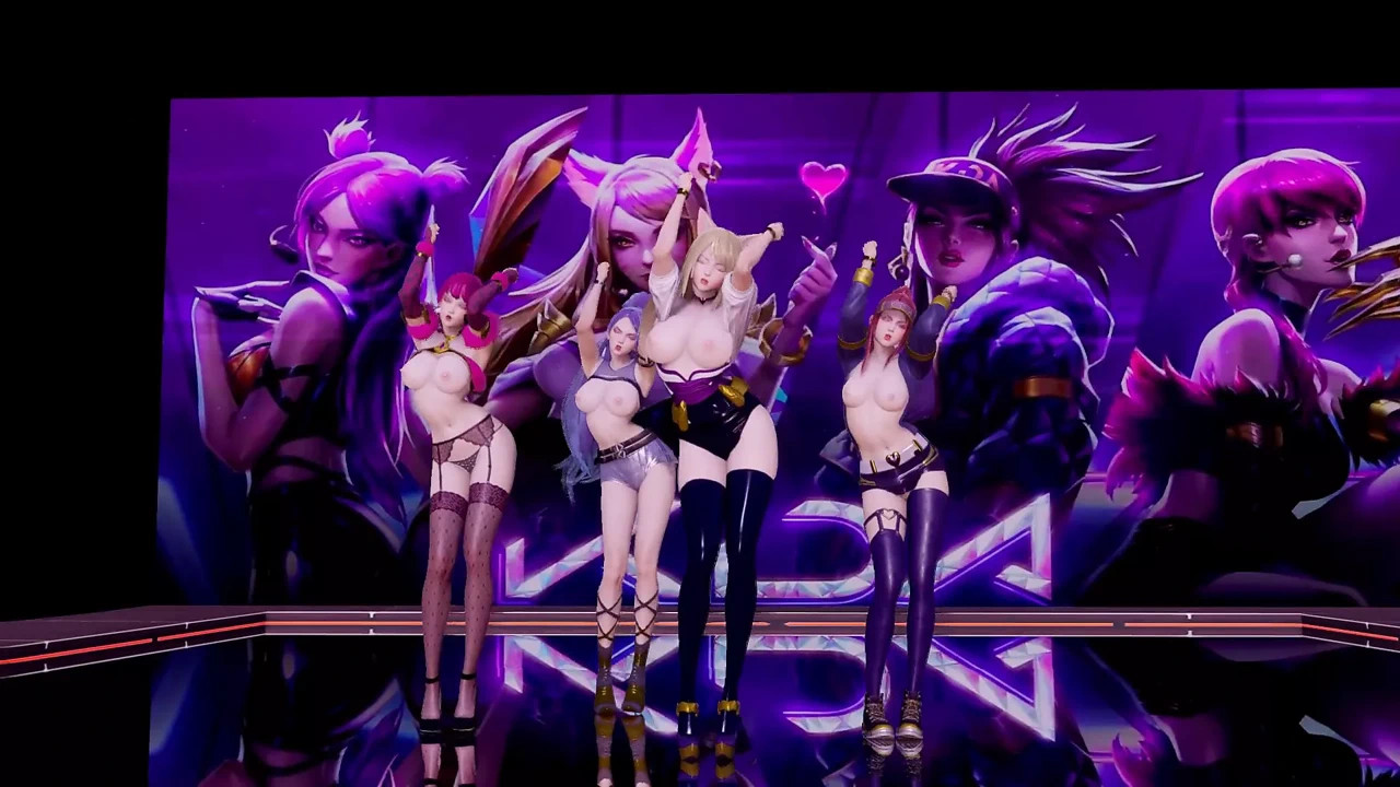 R18 Mmd Blackpink - Kiii This Love Kda 脱衣舞