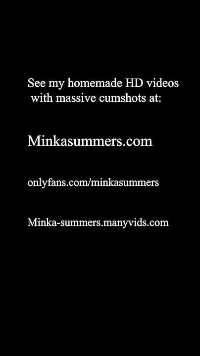 Big Cock Tgirl Minka Summers leaking precum and bouncing dick under skirt