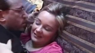 Young doggystyled retro amateur tits jizzed