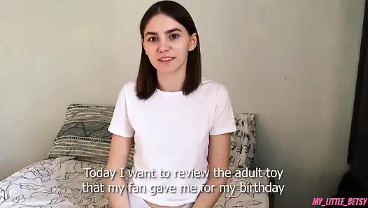 Ich teste mein neues Spielzeug mit meinem freund