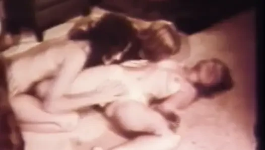 Crazy vintage lesbian sex