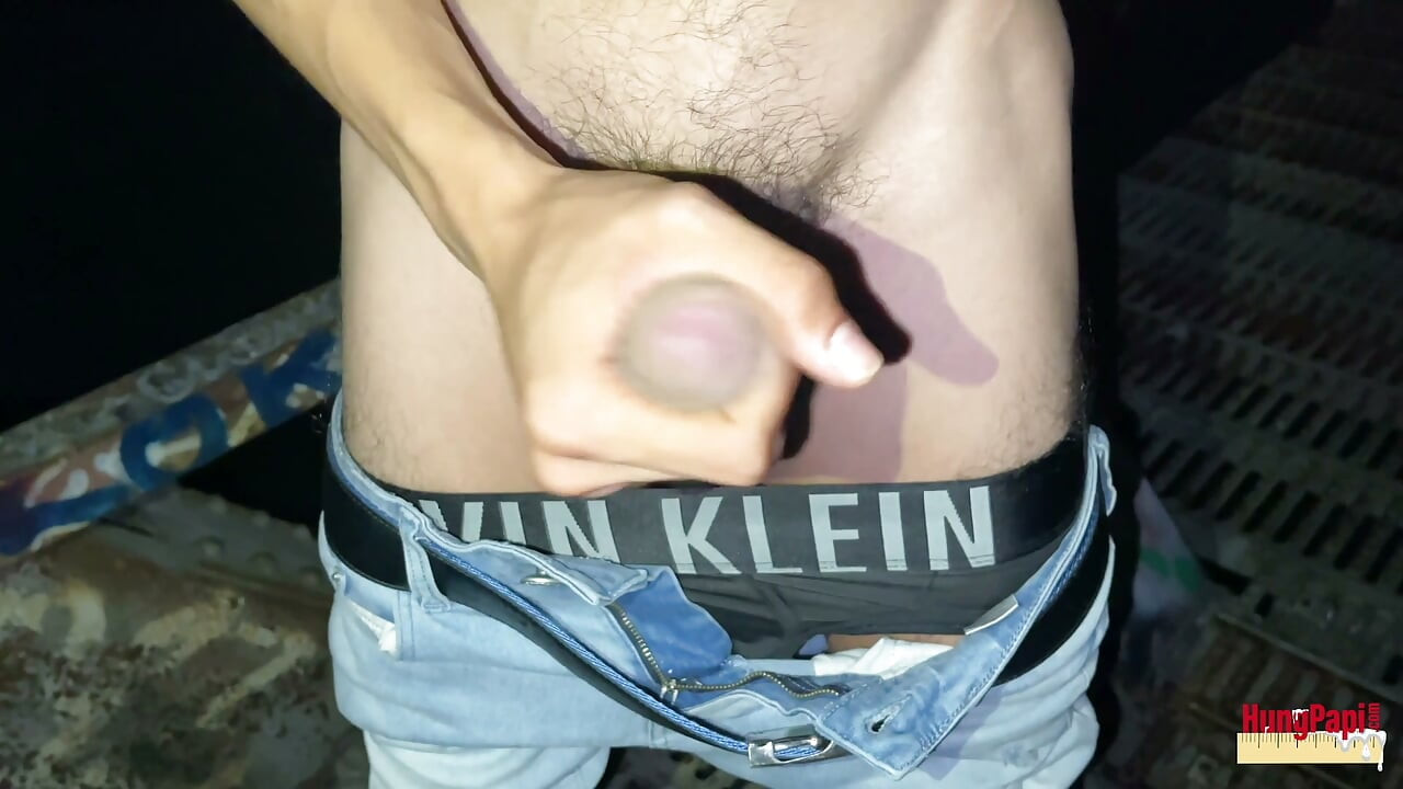 Uncut Cum Shower Solo Jerk off