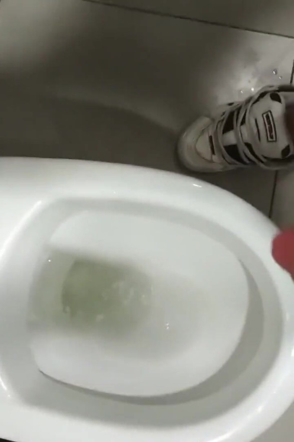 Masturbation in Public Restroom
