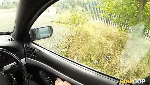 Fake Cop - Hot Cyclist with Big Tits and Sweet Ass Takes Big Load