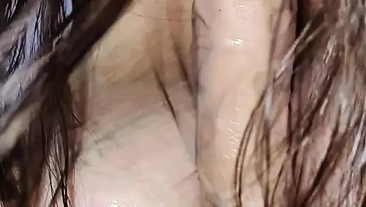 Forty and her dildo sucking and Russian with tits