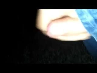 Quick cumshot outdoors