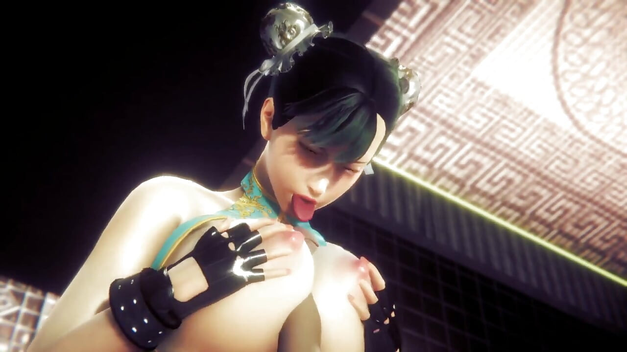 Chun Lee cow girl POV : street fighter parody